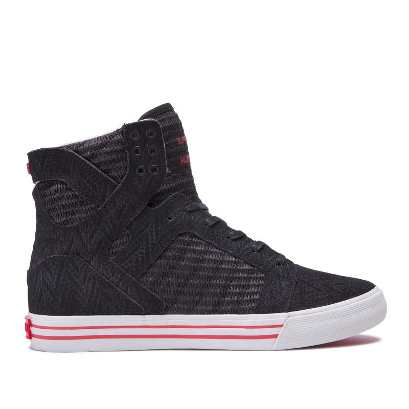 Zapatillas Altas Supra Argentina Hombre - SKYTOP Negras (EJAOL-7358)